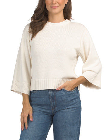 ARCHER CASHMERE Cotton Scottie Geniş Qol Sviter