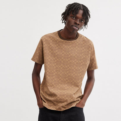 Coach Signature Organik Pambıq T-Shirt