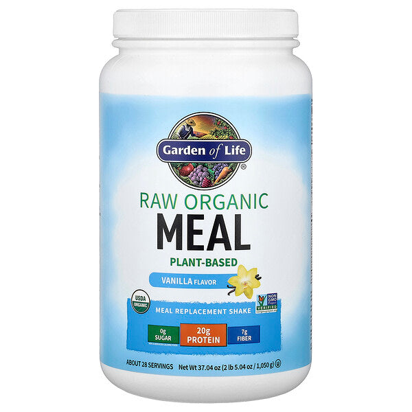 Garden of Life Raw Organic Meal Replacement Shake Vanil 1050 q