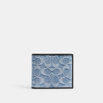 Coach 3-In-1 Çanta Sevən Signature Denim-də