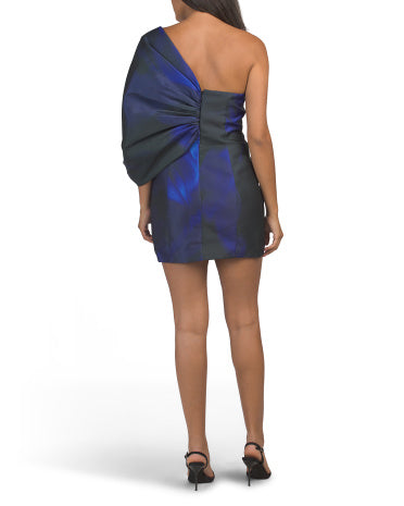 BCBGMAXAZRIA Böyük Qollu Mini Geyim