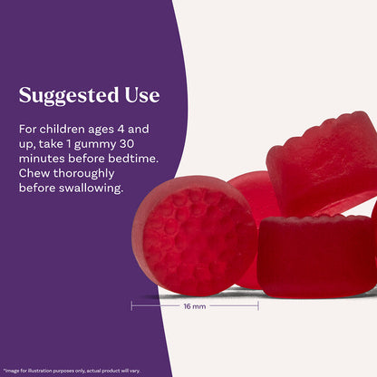 Natrol Kids Melatonin Qamma Vitaminlər 4+ Yaş Malina 1 Mg 90 Əd
