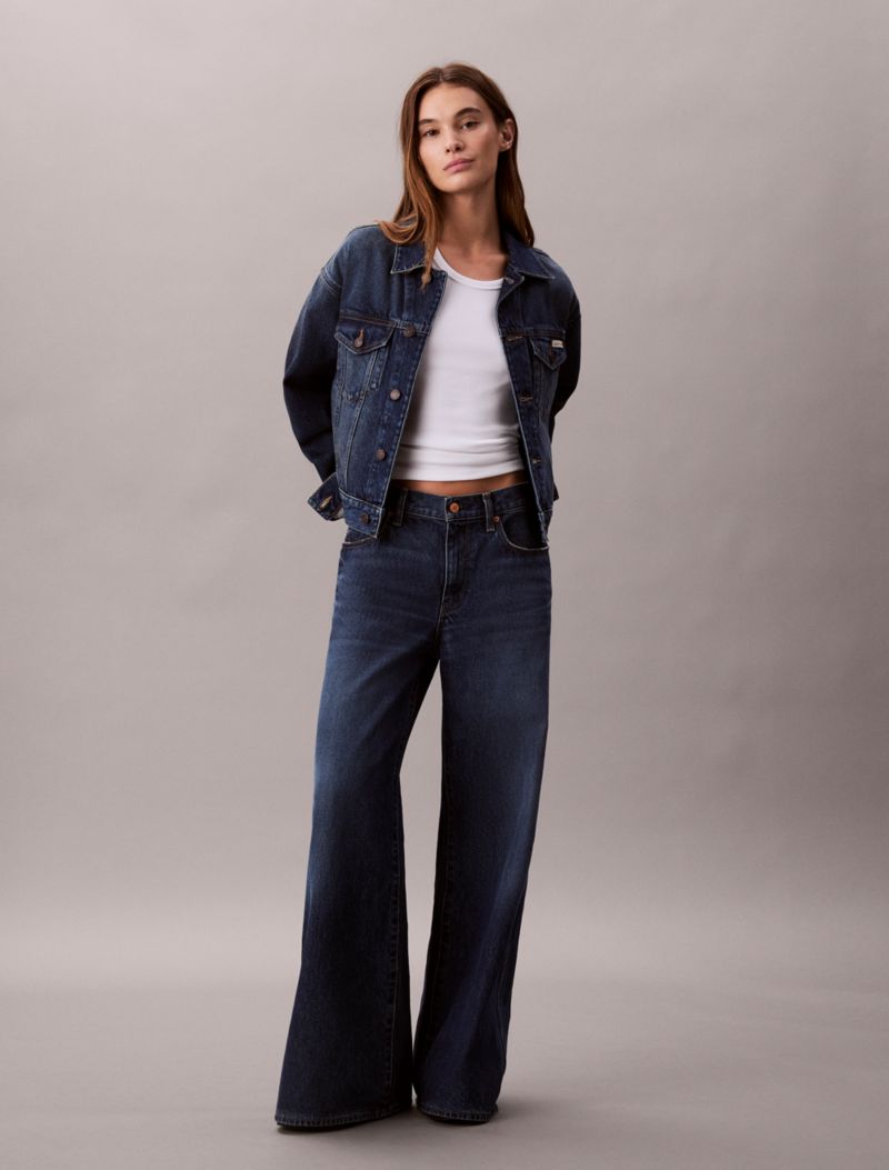 Calvin Klein 90s Denim Trucker Gödəkçəsi
