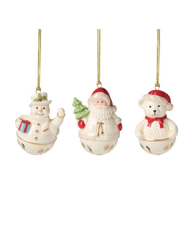 Lenox Jingle Bell Ornaments, Set of 3