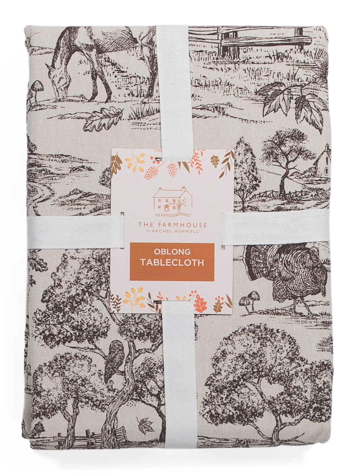 THE FARMHOUSE BY RACHEL ASHWELL Country Toile Masa Örtüsü