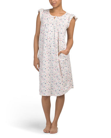 POPPY &amp; CLAY Organic Cotton Soft Sense Uyku Köynəyi
