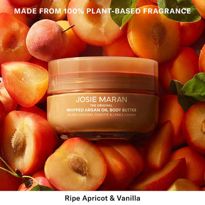 JOSIE MARAN Vanil Kayısı - Açılmış Argan Yağı Doldurulabilir Sıkılaştırıcı Bədən Kremi