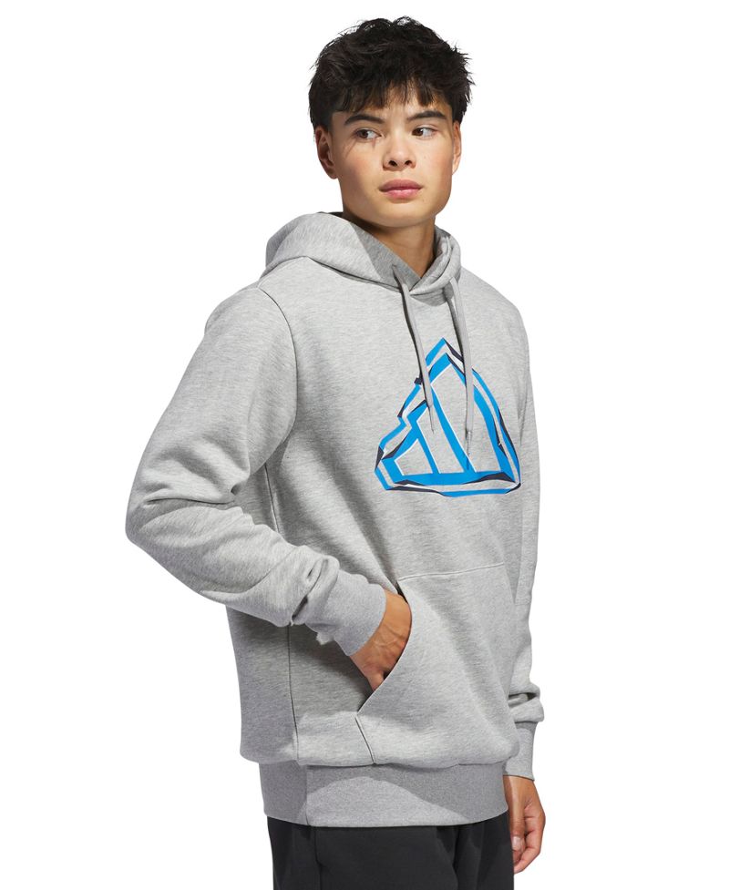 adidas Kişi Qrafik Böyük Logo İdman Huddi