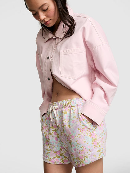 PINK Campus Fleece™ Roll-Down Shorts