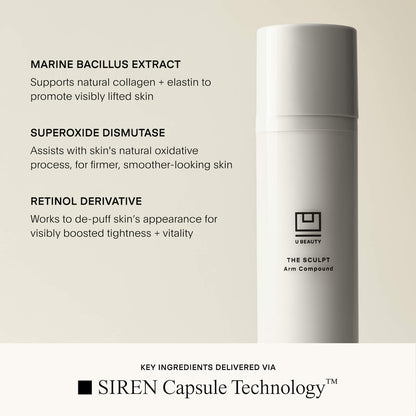 U Beauty The SCULPT Qol Kompleks Bədən Serumu Retinol + Kofeini ilə