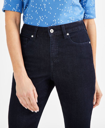 Style &amp; Co Qadın Orta Bel Əyrisi Dar Cins