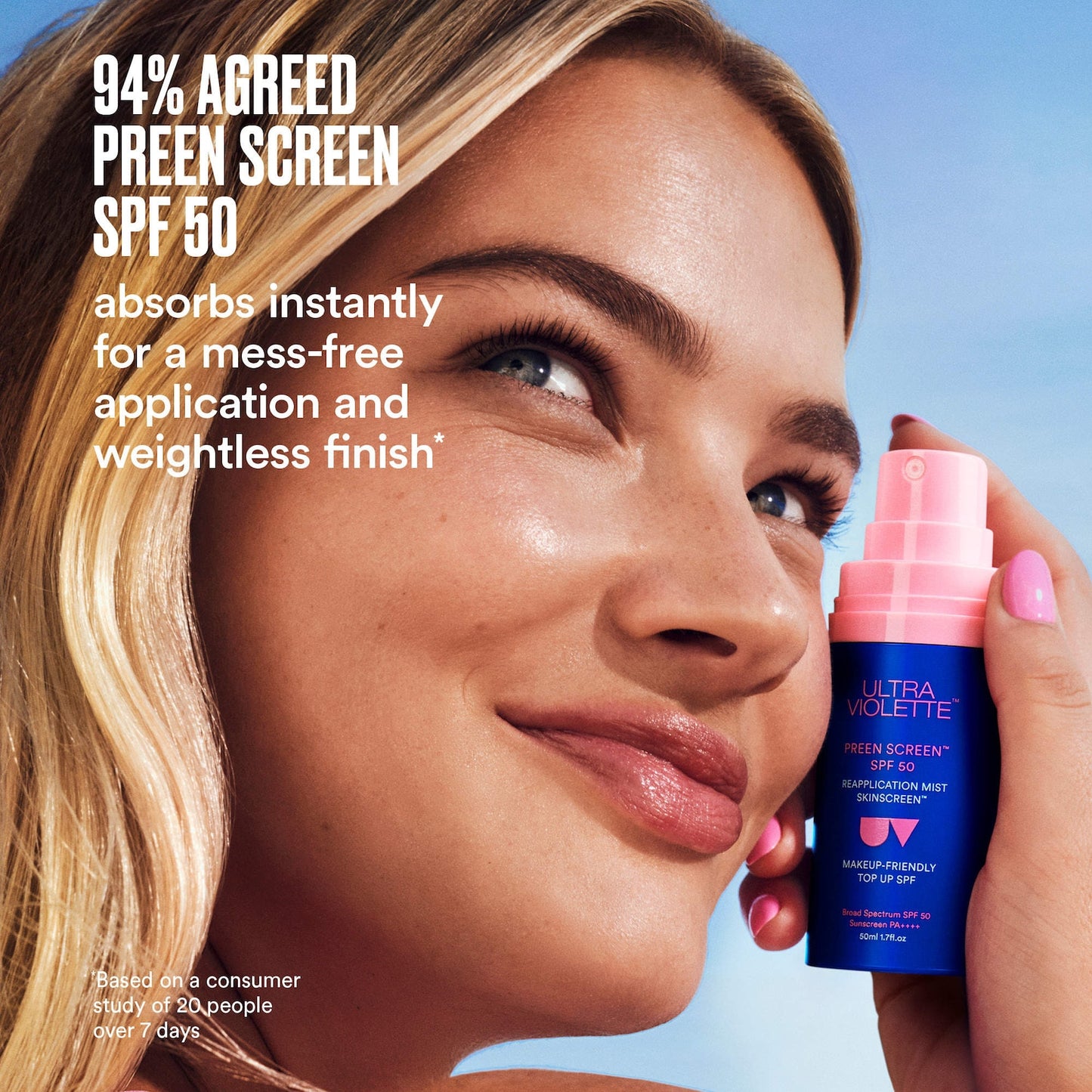 Ultra Violette Preen Screen SPF 50 Niacinamidli Üz Günəş Kremi Spreyi