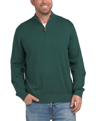 SOUTHERN TIDE Quarter Zip Sweater
