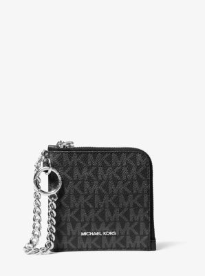 Michael Kors Jet Set Travel Medium Signature Logo Zəncirlı Cüzdan
