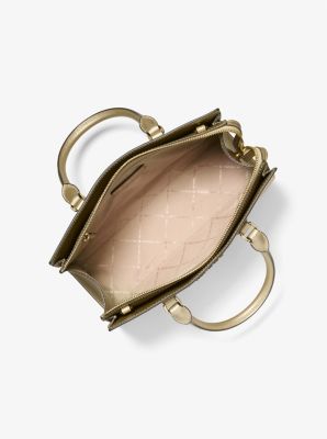 Michael Kors Sheila Medium Metallic Çanta