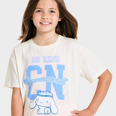 Sanrio Qız Cinnamoroll Qrafik Köynəyi - Fil Dişi M