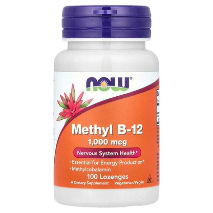 Now Foods Methyl B 12 1000 Mcg 100 Pastil