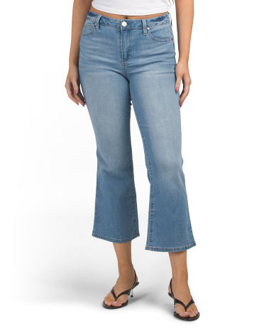1822 DENIM Yüksək Bel Demi Bootcut Cins