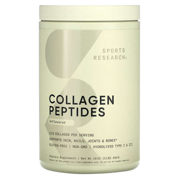 Sports Research Kollagen Peptidləri Ləzsiz 1 Funt 454 Q YoxYox