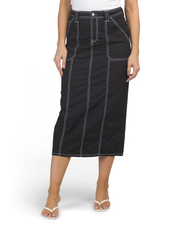 PAPERHEART Ribbed Maxi Skirt