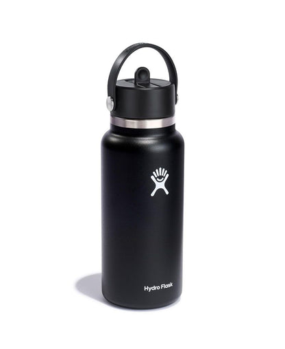 Hydro Flask 32 oz. Geniş Ağız Flex Saman Qapağı ilə Su Şişəsi