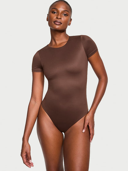 Bodywear by Victoria FeatherSoft™ İnovativ Qısa Kollu Bədən Geyimi