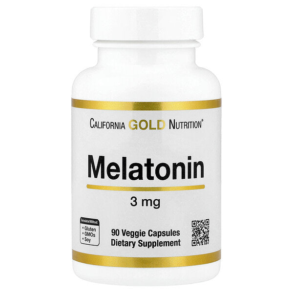 California Gold Nutrition Melatonin 3 Mq 90 Veggie Kapsul