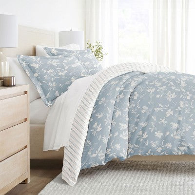 Becky Cameron Soft Farmhouse Florals Premium 3PC Yataq Dəsti, Ultra Yumşaq
