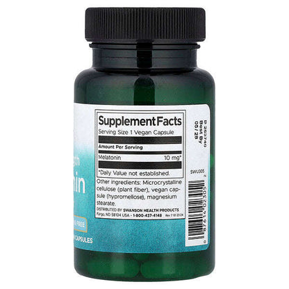 Swanson Melatonin Üçlü Güç 10 Mg 60 Vegan Kapsul YoxYox
