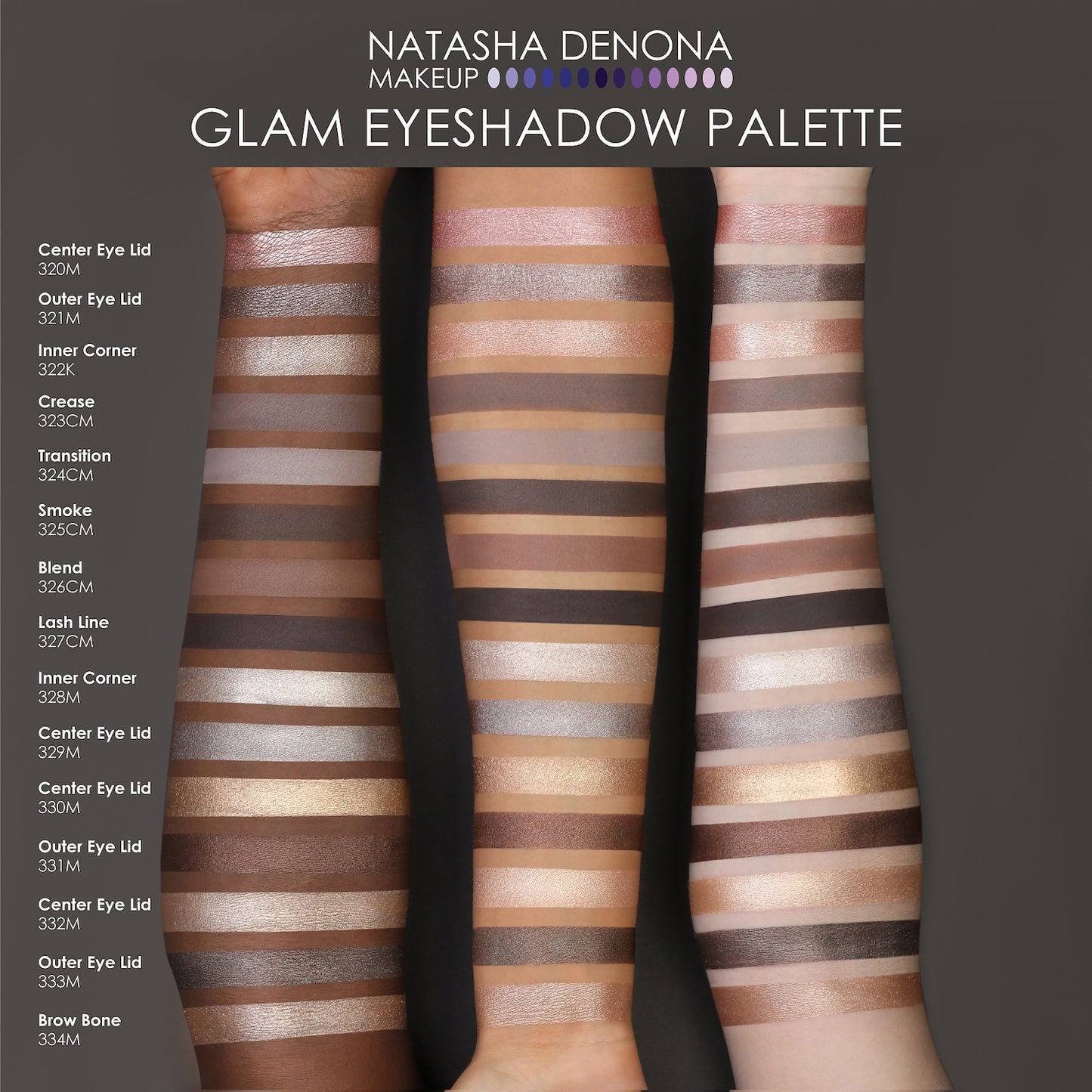 NATASHA DENONA Glam Göz Kölgəsi Palitrası