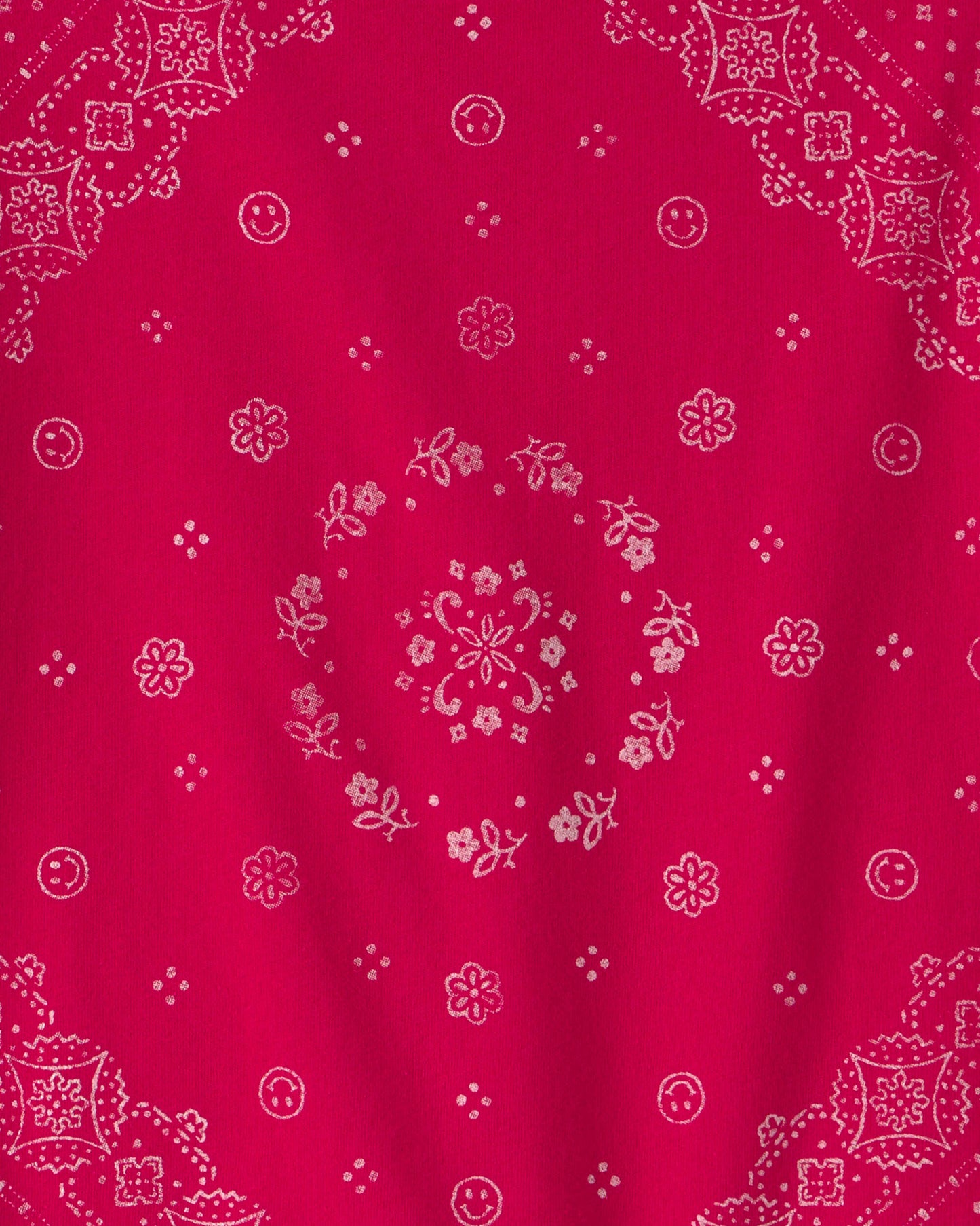 OshKosh B'gosh Qız Bandana Köynəyi - Qırmızı
