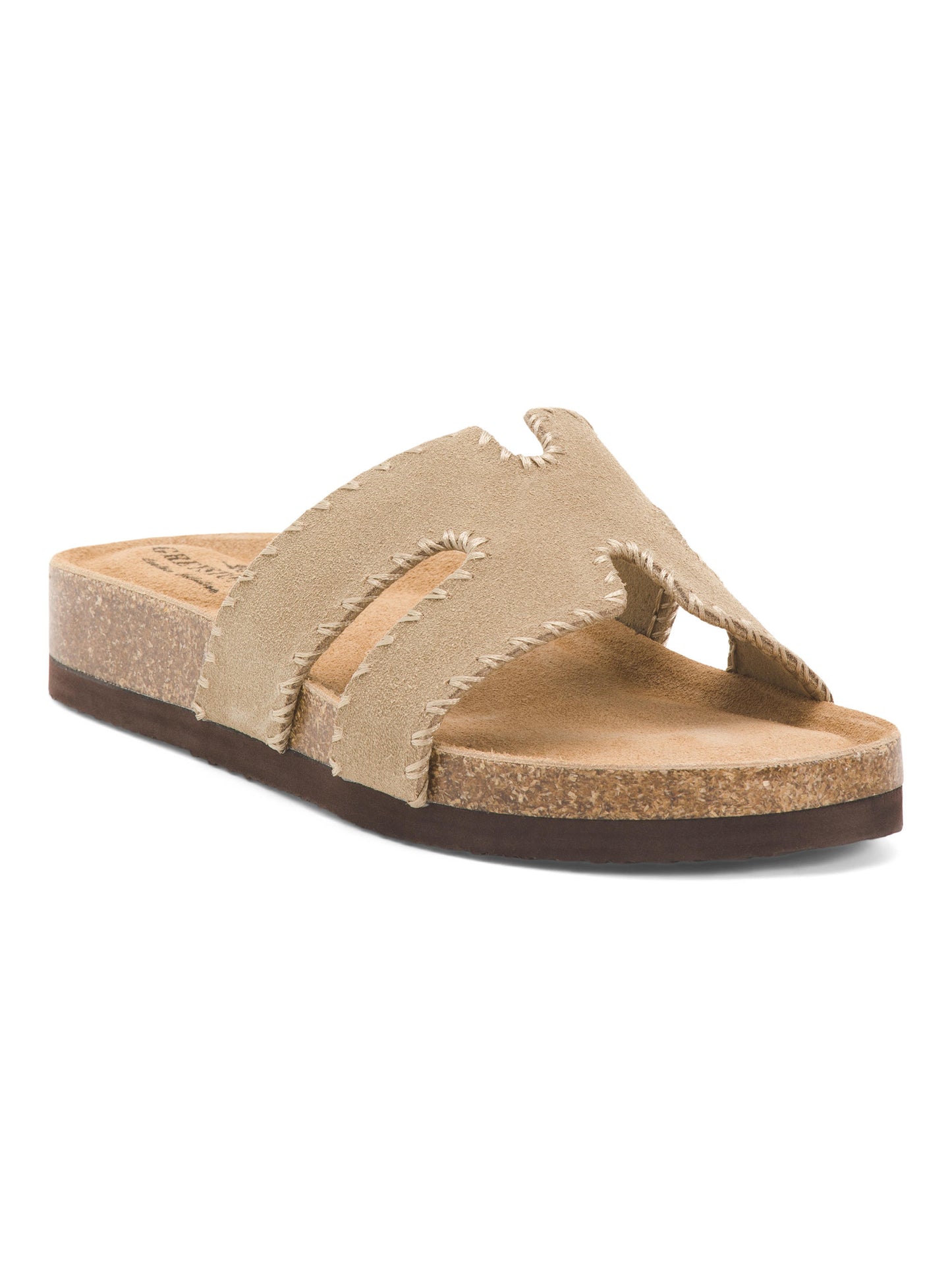 GREYSTONE Suede Erthie Sandal