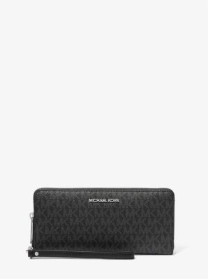 Michael Kors Jet Set Travel Böyük Signature Logo Continental Cüzdan
