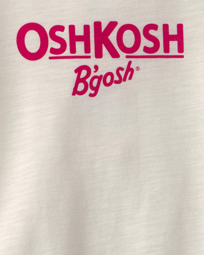 OshKosh Körpə Loqo Qrafik Bodysuit - Fil Dişi