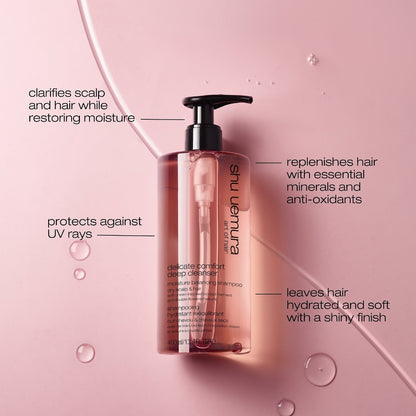 shu uemura Kuru Saç və Dəri üçün Təmizləyici Şampun