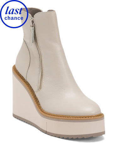 NAKED FEET Leather Avail Topuqlu Çəkmə