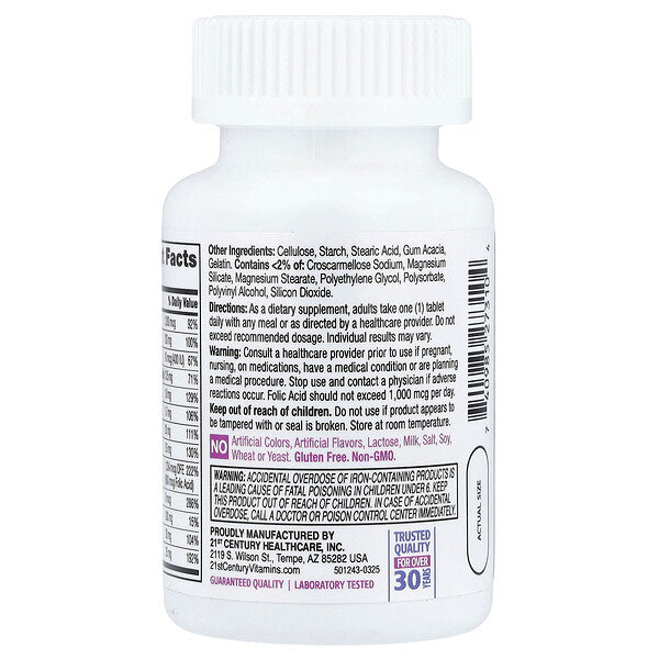 21st Century Prenatal Folik Asid 60 Tablet