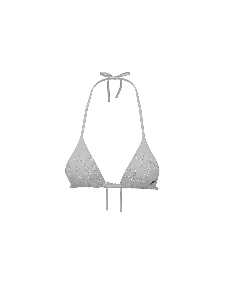 PINK Triangle String Bikini Top