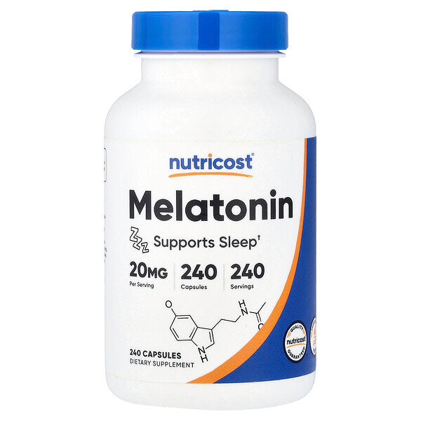Nutricost Melatonin 20 Mg 240 Kapsul