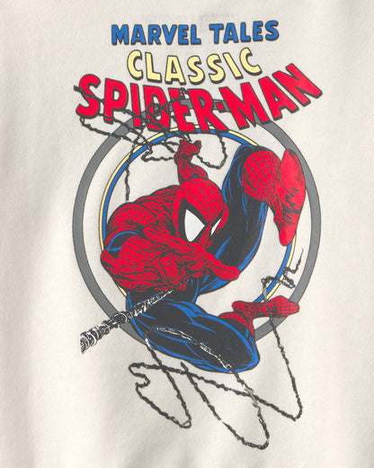 OshKosh B'gosh Uşaq Oğlan ©Marvel Spider-Man Frənç Trikotaj Huddi - Fil Dişi