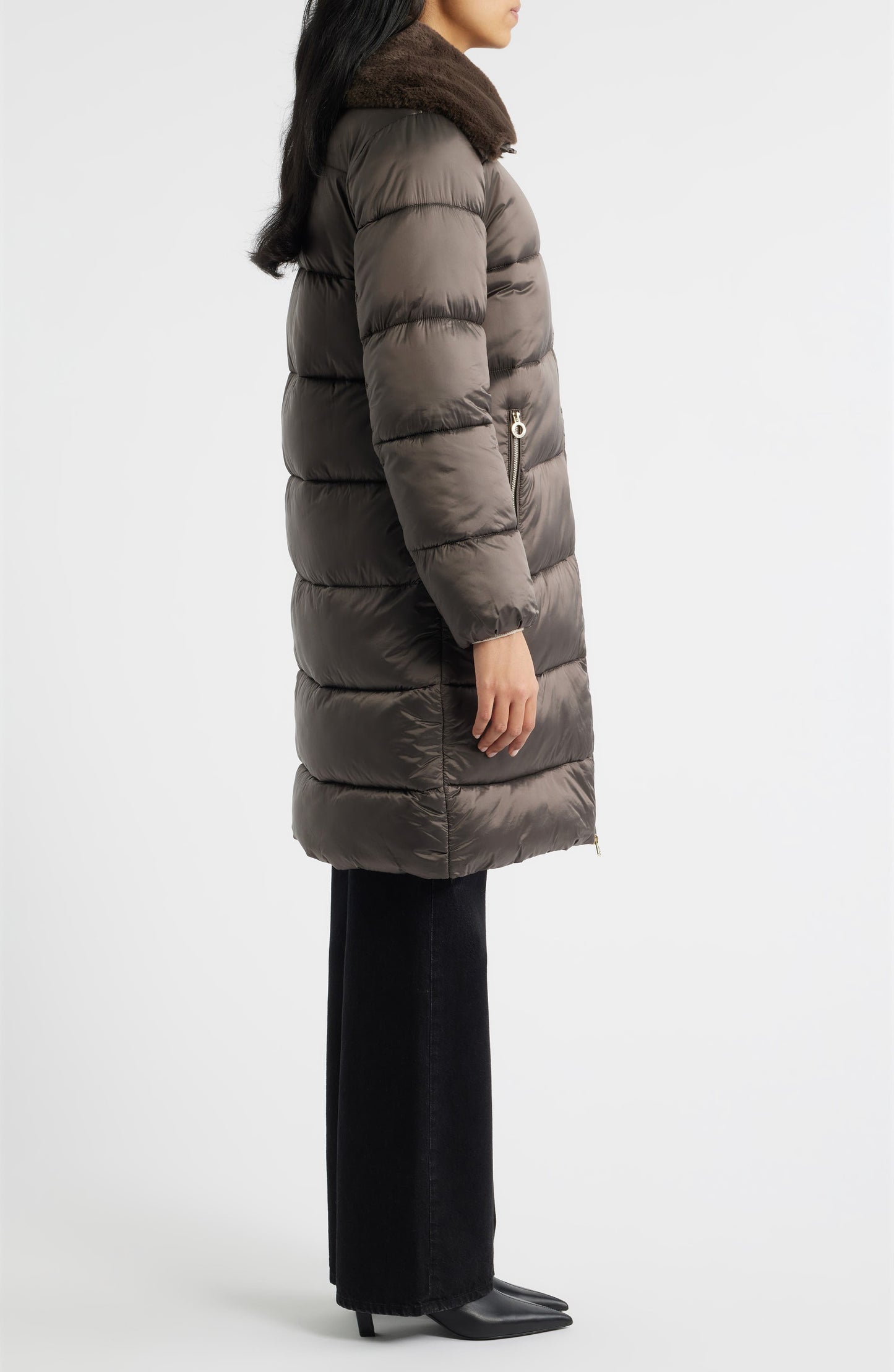 BCBG Missy Nilon Yastıqlı Gödəkçə