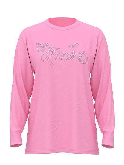PINK Campus Cotton™ Long-Sleeve Tee