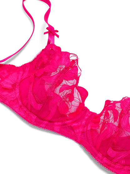 Victoria's Secret Wicked Çiçəkli Embroidery Balconette Lənətsiz Sütyen