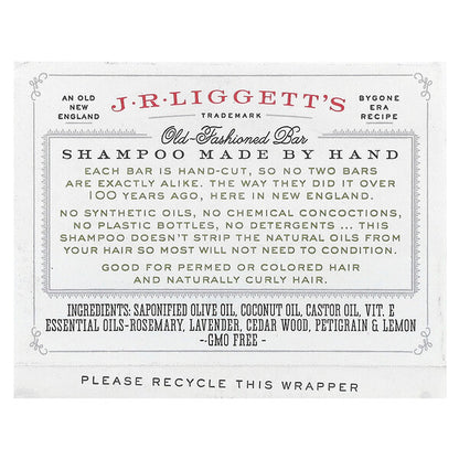 J R Liggett's Old Fashioned Şampun Barı Otlu Formulası 99 G