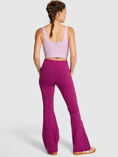 PINK All-Day Cotton™ Cib Flare Legginsləri