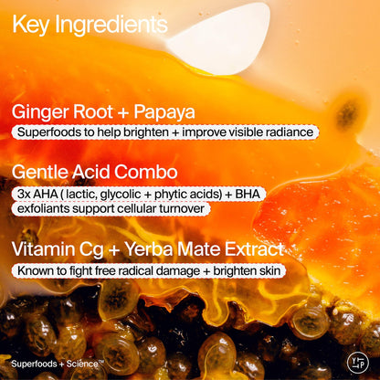 Youth To The People Superfruit Nazik Eksfoliyant Təmizləyici Vitamin C və Papaya ilə