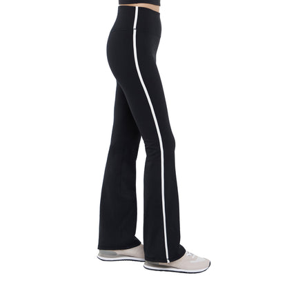 GapFit Qadın Flare Legging Boru Detaylı Tünd Mavi
