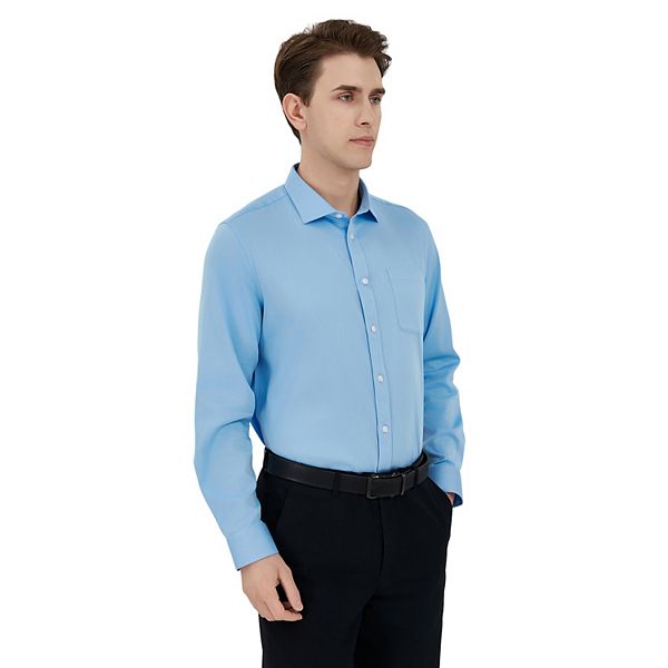 Savile Row Kişi Klassik Fit Sateen Formal Köynəyi
