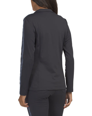 LOHLA SPORT Tech Fabric İdman Gödəkçəsi Zolaqlarla