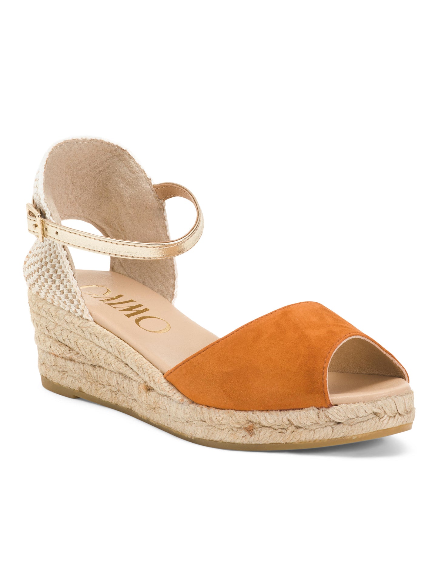 GAIMO İspaniyada İstehsal Edilmiş Süet Espadril Platformalı Sandal